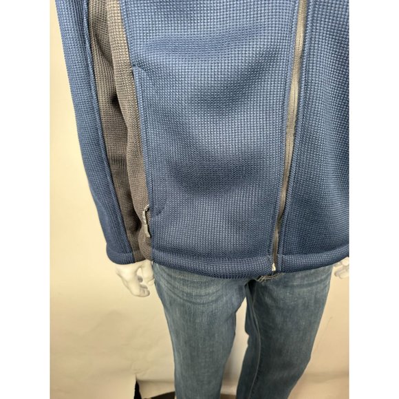 ZeroXposur ZXBLK Mens Jacket Full Zip Sz Large Blue Gray Softshell Fleece Lined - Picture 16 of 16